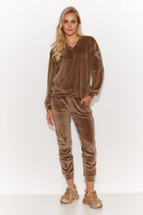 Feminin Velour Joggedress Sett