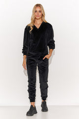 Feminin Velour Joggedress Sett