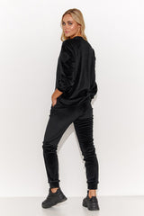 Feminin Velour Joggedress Sett